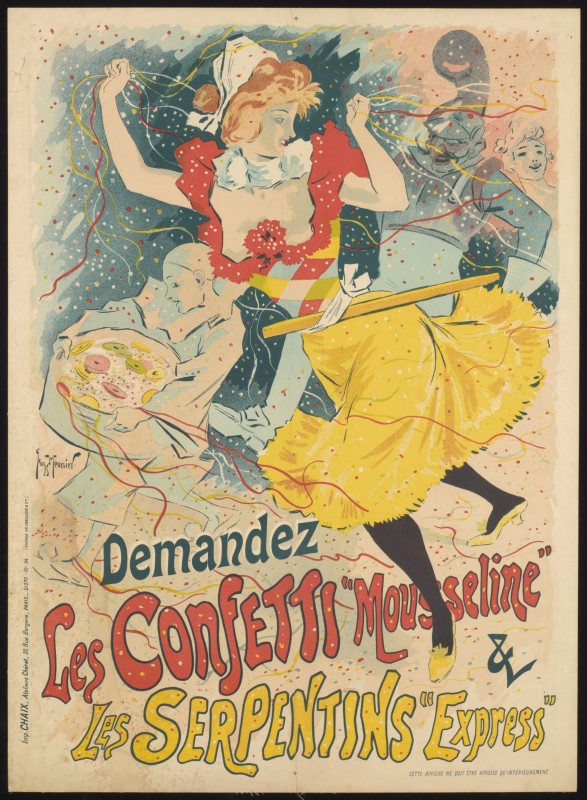 Demandez Les Confetti “Mousseline” les Serpentines “Express”