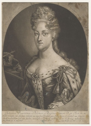 Portret van Christina Ewartina van Saksen