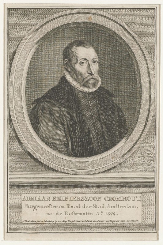 Portret van Adriaan Reinierszoon Cromhout