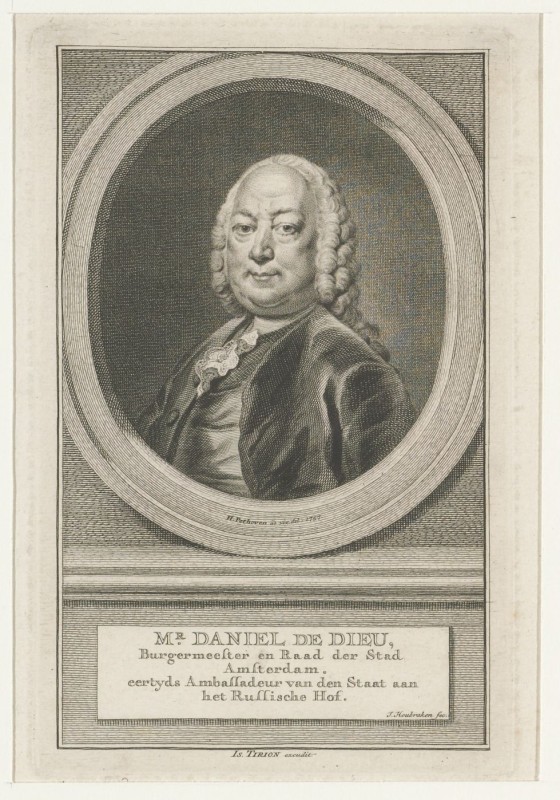 Portret van Daniel de Dieu